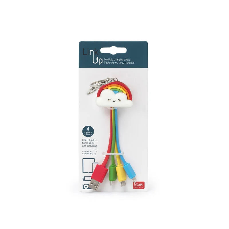cavo di ricarica multiplo - link up rainbow