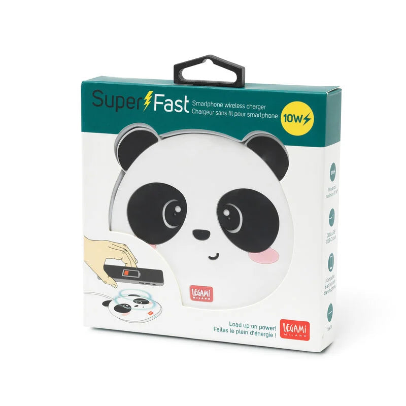 caricabatterie wireless per smartphone - super fast panda