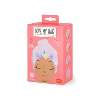 ASCIUGAMANO CAPELLI TURBANTE - LOVE MY HAIR UNICORN