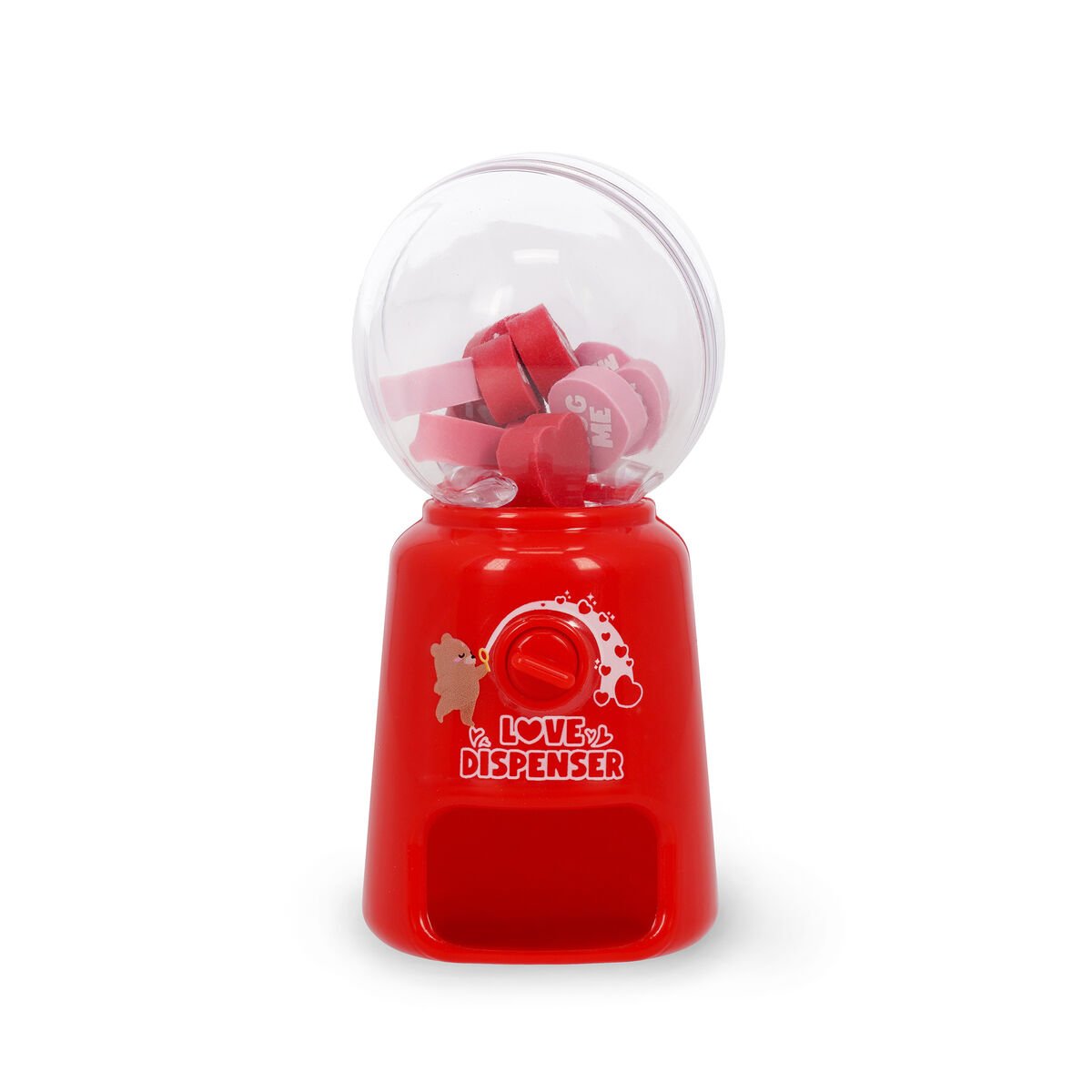MINI DISTRIBUTORE GOMME PER CANCELLARE - LOVE DISPENSER
