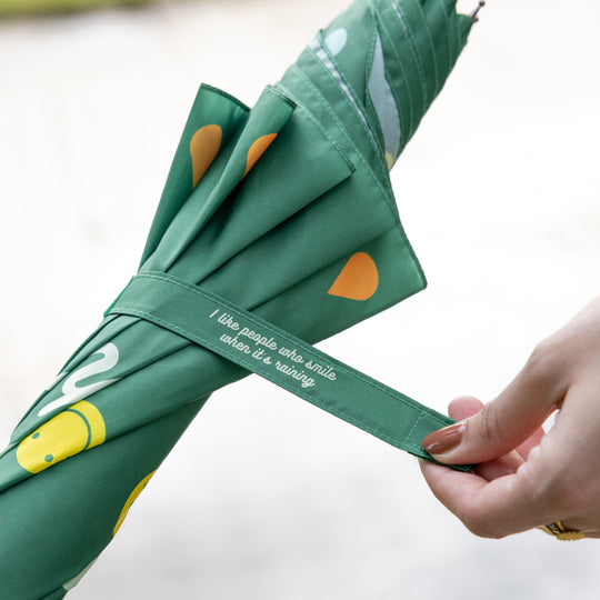 OMBRELLO " I LIKE PEOPLE WHO SMILE WHEN IT'S RAINING"