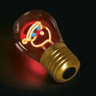 LAMPADA DA TAVOLO A LAMPADINA - BULB FICTION - BABBO NATALE