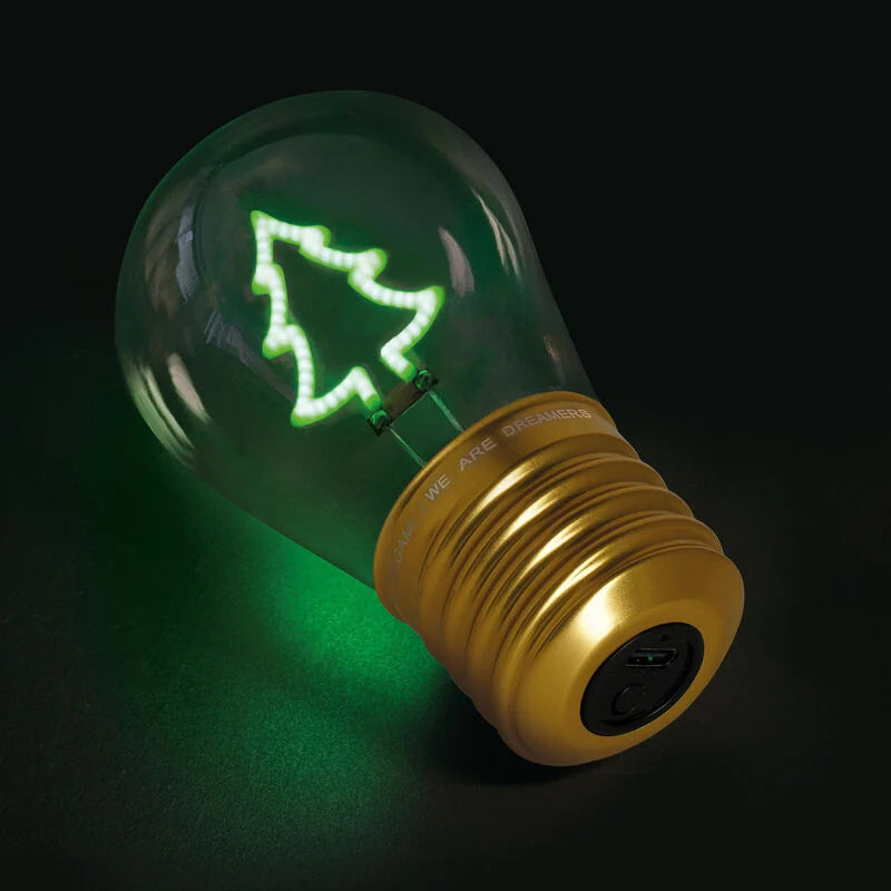 LAMPADA DA TAVOLO A LAMPADINA - BULB FICTION - ALBERO DI NATALE