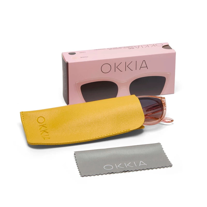 OKKIA OCCHIALI DA SOLE EMMA OK020 TRASPARENT PINK