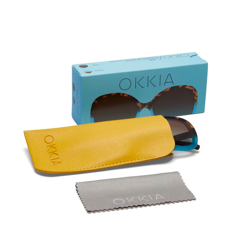 OKKIA OCCHIALI DA SOLE ANNA OK019 HAVANA BLUE