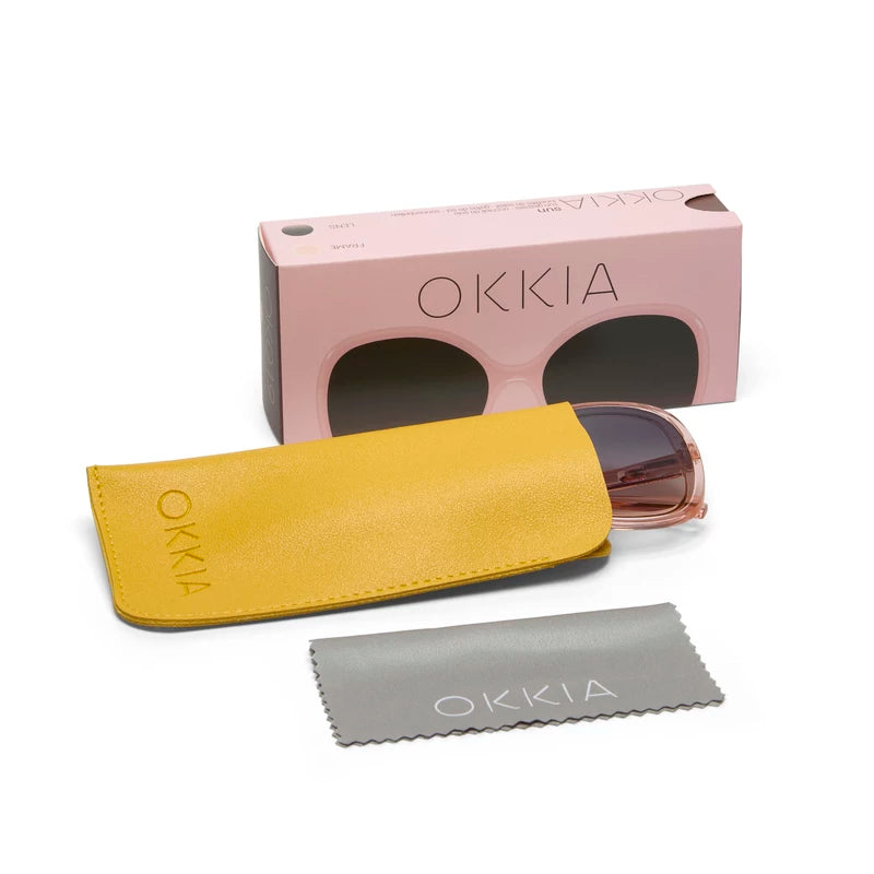OKKIA OCCHIALI DA SOLE ANNA OK019 TRASPARENT PINK