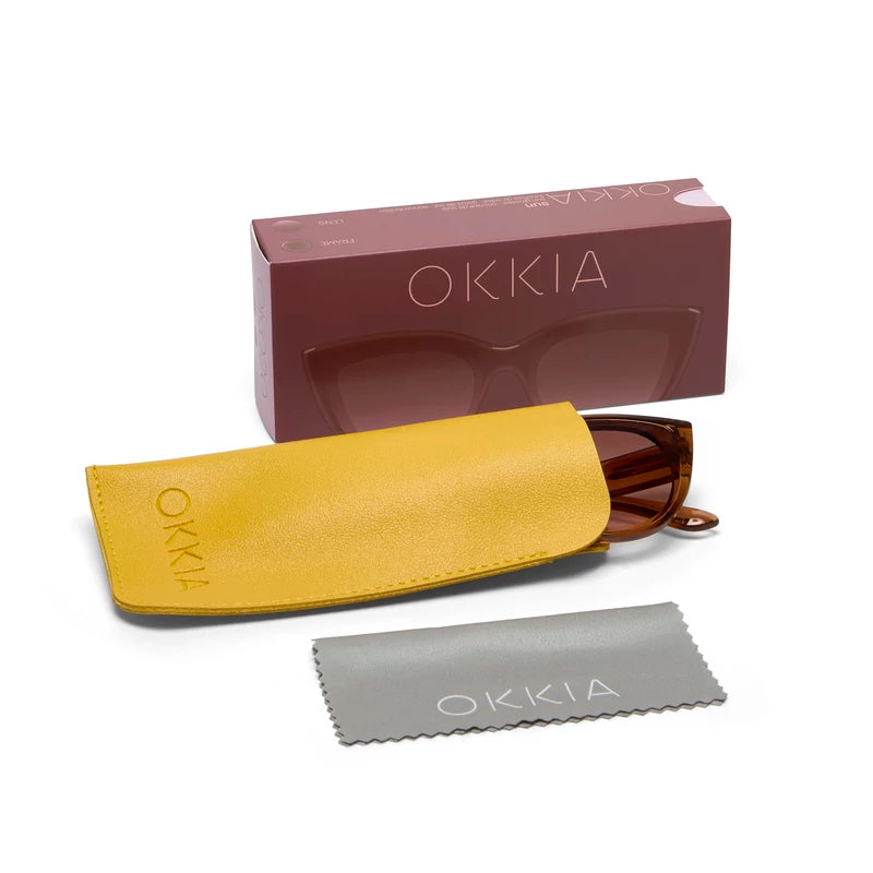 OKKIA OCCHIALI DA SOLE SILVIA OK020 TRASPARENT PINK