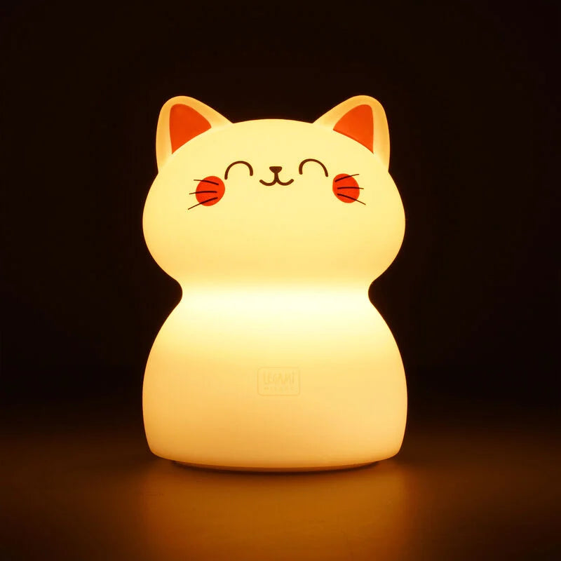 luce notturna ricaricabile - soft dreams kitty gatto