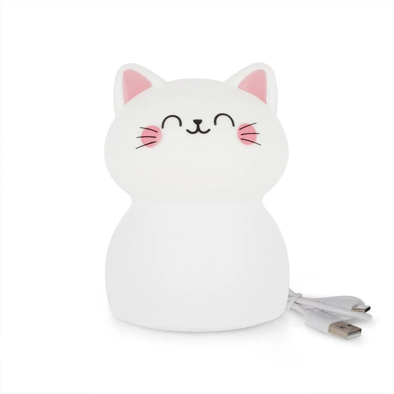 luce notturna ricaricabile - soft dreams kitty gatto