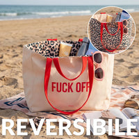 BEACH BAG "FUCK OFF"