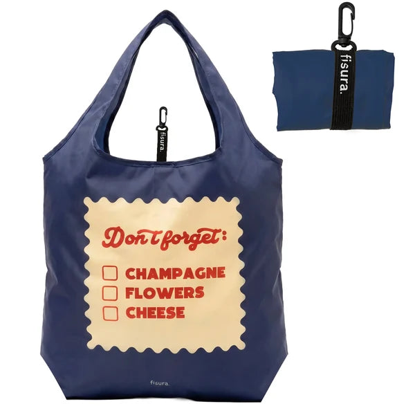BORSA PER LA SPESA PIEGHEVOLE - SHOPPING BAG "DON'T FORGET"