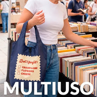 BORSA PER LA SPESA PIEGHEVOLE - SHOPPING BAG "DON'T FORGET"