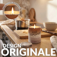 Candela profumata in latta di metallo “Salt caramel” – caramello salato