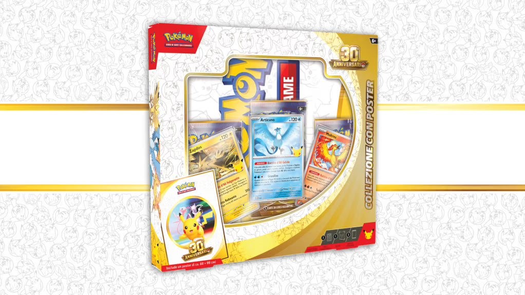 Collezione con Poster – 30° Anniversario del GCC Pokémon