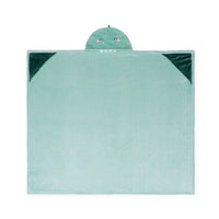 COSY HUGS! COPERTA CON CAPPUCCIO DINO