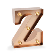 mini lettera decorativa con luce - Z