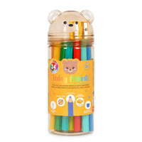 TEDDY FRIENDS - 24 MATITE CON TEMPERINO