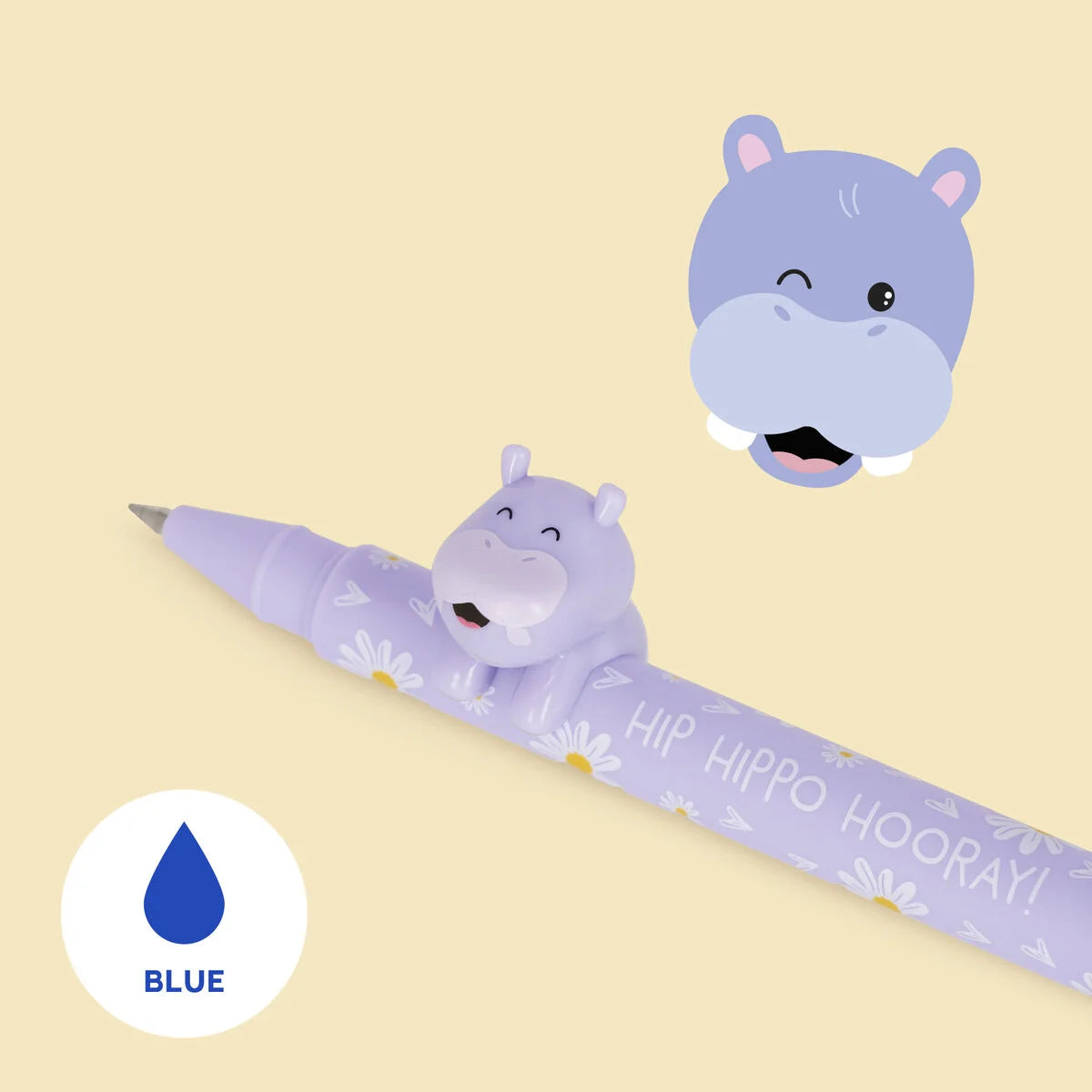 PENNA GEL LOVELY FRIENDS HIPPO