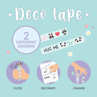 PENNA A NASTRO PER DECORAZIONE DECO TAPE PANDA
