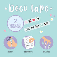 PENNA A NASTRO PER DECORAZIONE, DECO TAPE PANDA
