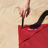 TELO MARE MICROFIBRA "IT'S FUCKING HOT" ROSSO