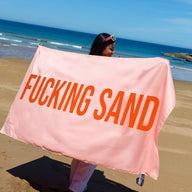 TELO MARE MICROFIBRA "FUCKING SAND"