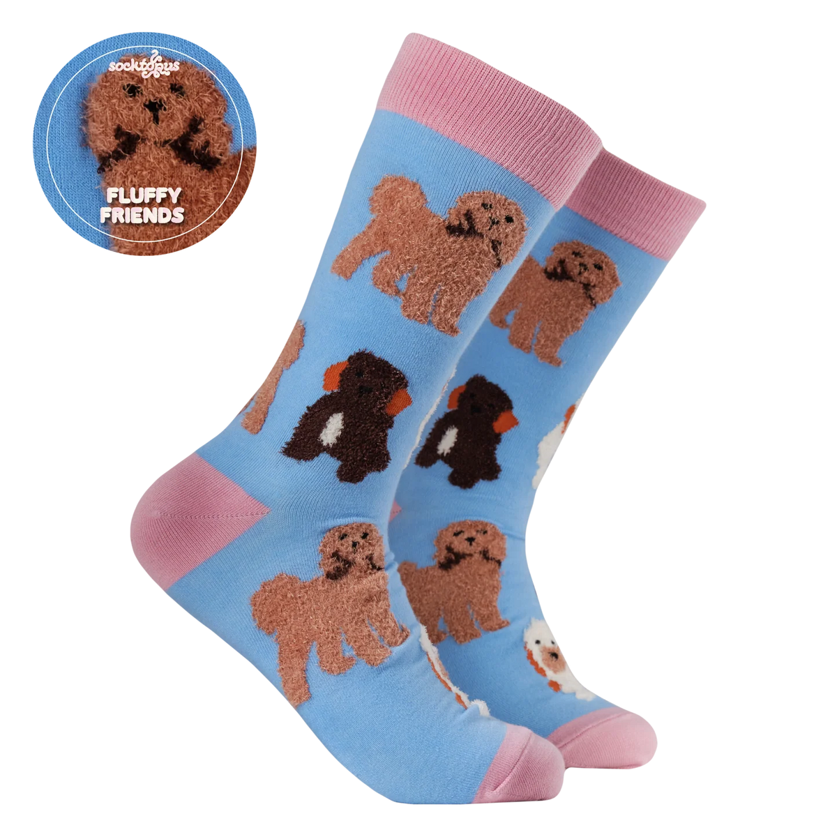 Fluffy Cockapoo Socks – Calzini Cockapoo Morbidi e Fluffy