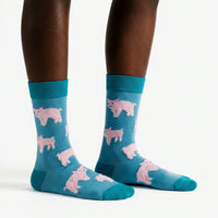 Fluffy Piglet Socks – Calzini Maialino Morbidi e Coccolosi