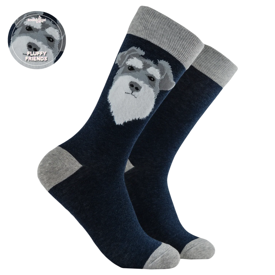 Fluffy Wowza Schnauzer Socks – Calzini Schnauzer Morbidi e Fluffy