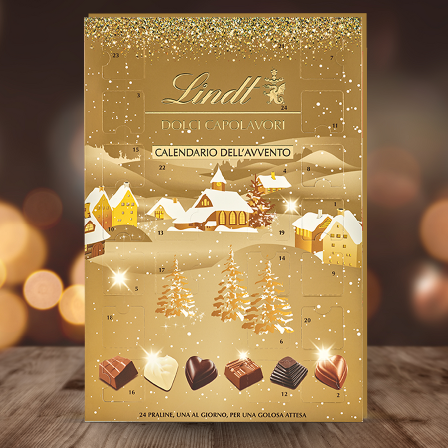 DOLCI CAPOLAVORI LINDT - CALENDARIO DELL'AVVENTO