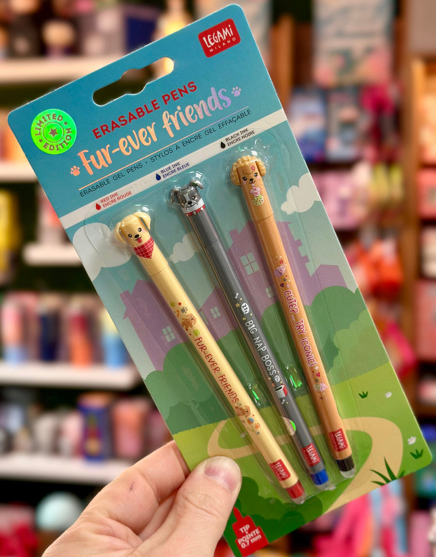 FUR-EVER FRIENDS  - SET 3 PENNE GEL CANCELLABILI