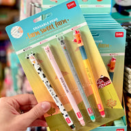 FARM SWEET FARM - SET DI 4 PENNE GEL CANCELLABILI