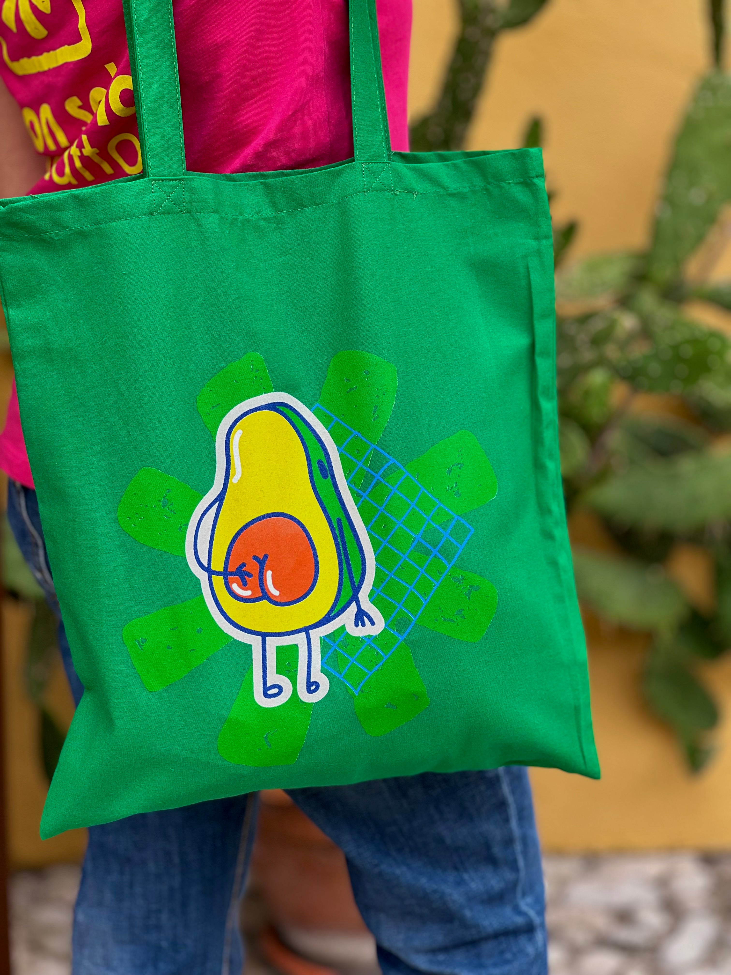 BORSA IN COTONE AVOCADO MUCHO LOCO