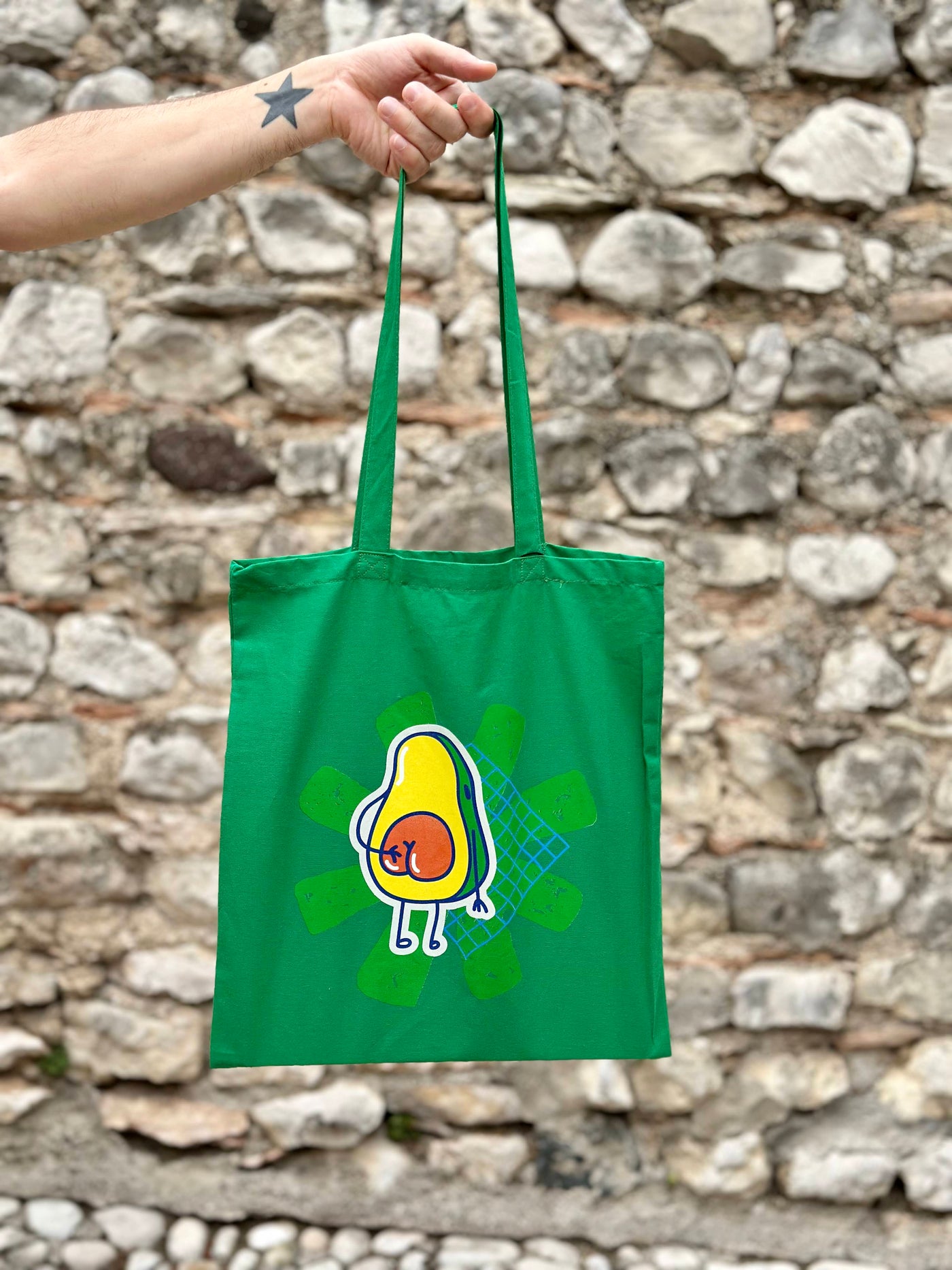 BORSA IN COTONE AVOCADO MUCHO LOCO