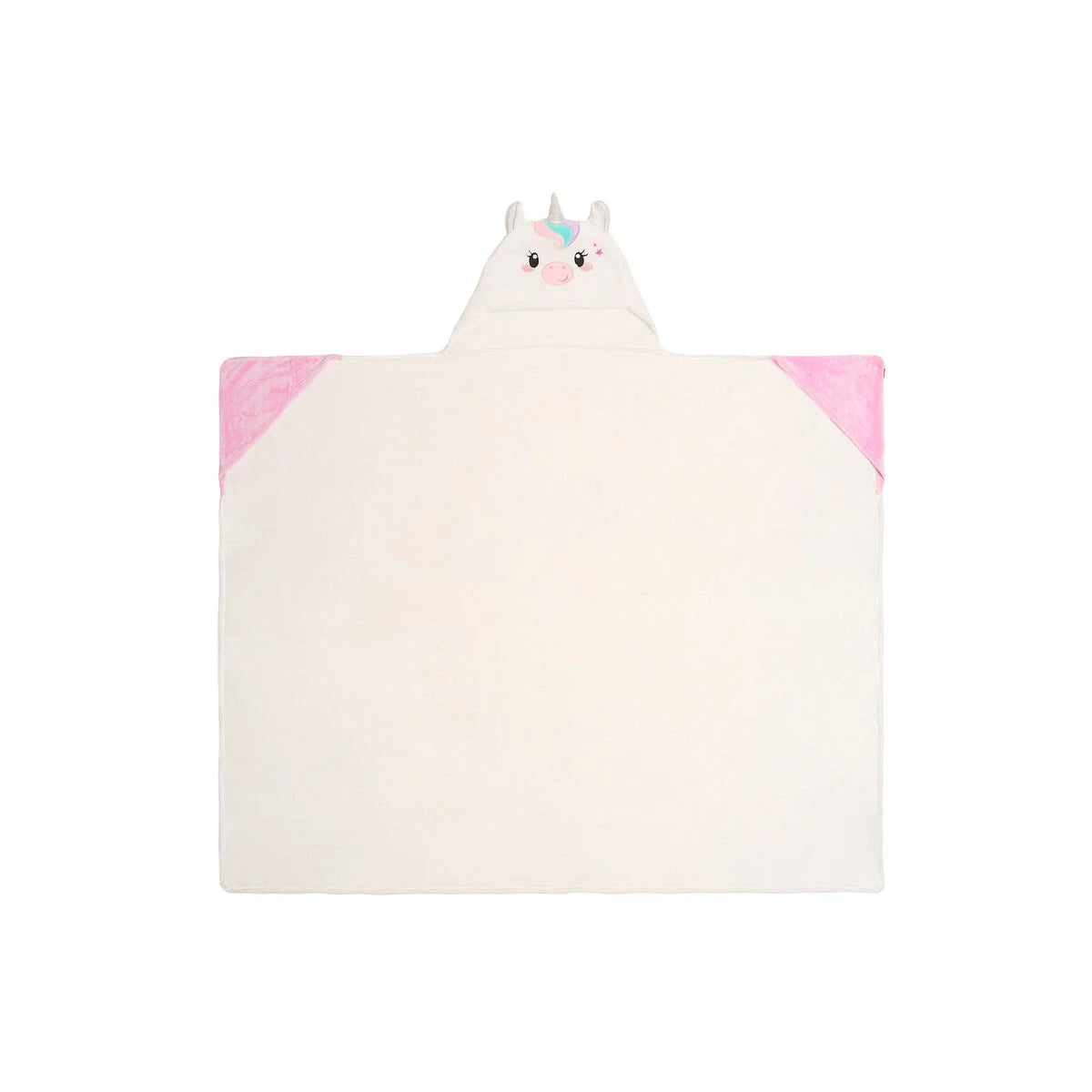 COSY HUGS! COPERTA CON CAPPUCCIO UNICORNO