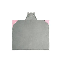 COSY HUGS! COPERTA CON CAPPUCCIO GATTO