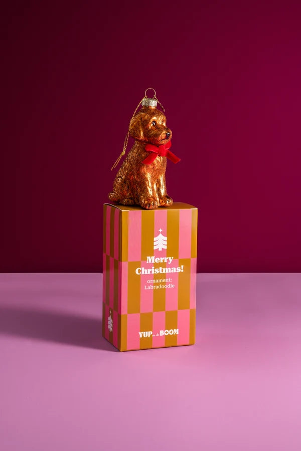 PALLINA DI NATALE LABRADOODLE - YUP IN DE BOOM
