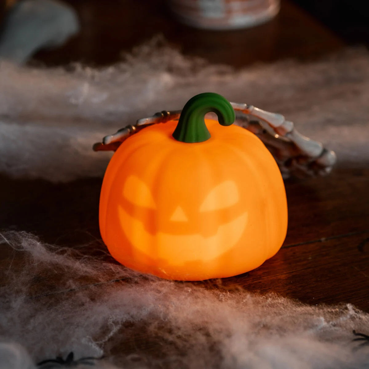 LUCE LED RICARICABILE IN SILICONE - SOFT DREAMS PUMPKIN
