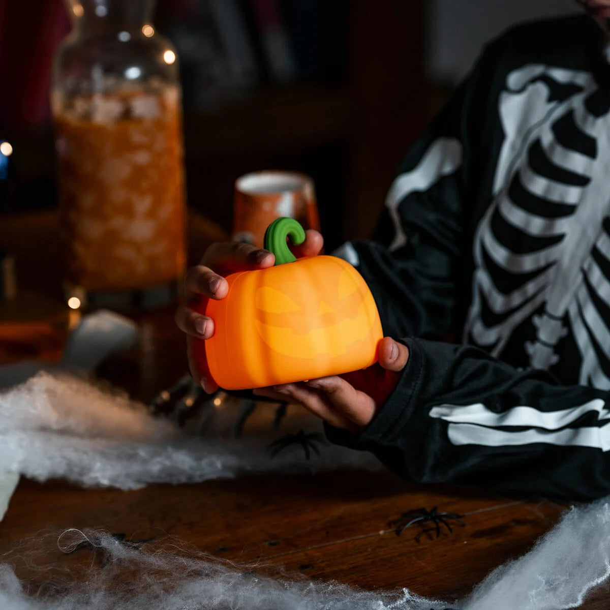 LUCE LED RICARICABILE IN SILICONE - SOFT DREAMS PUMPKIN