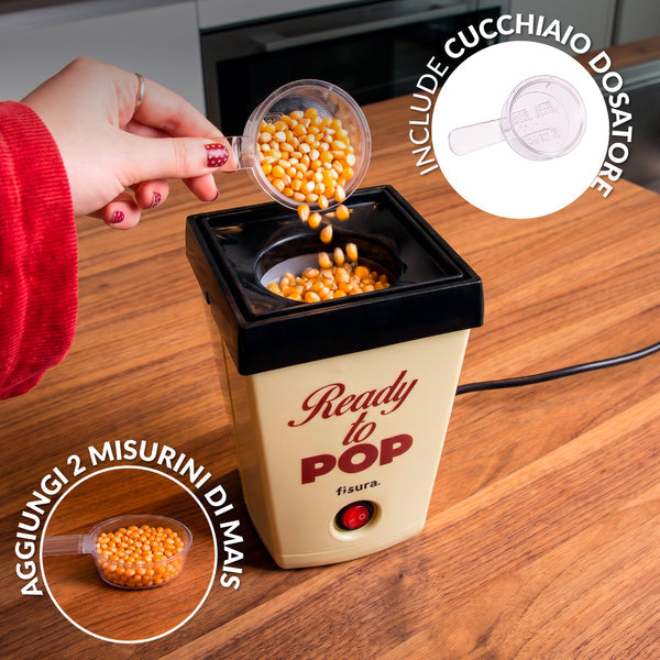 MACCHINA PER POPCORN - POPCORN MAKER "READY TO POP"