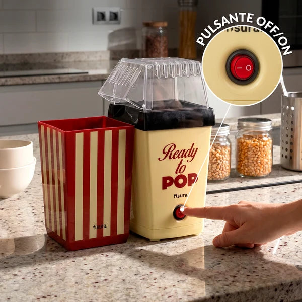 MACCHINA PER POPCORN - POPCORN MAKER "READY TO POP"