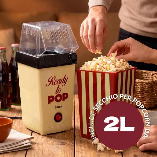 MACCHINA PER POPCORN - POPCORN MAKER "READY TO POP"