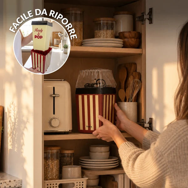 MACCHINA PER POPCORN - POPCORN MAKER "READY TO POP"