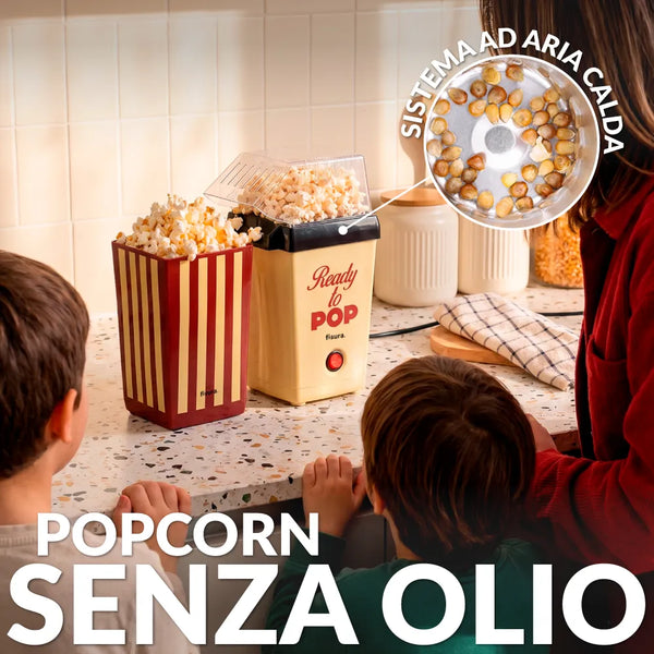 MACCHINA PER POPCORN - POPCORN MAKER "READY TO POP"