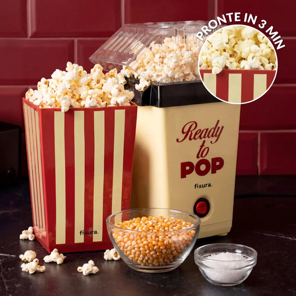 MACCHINA PER POPCORN - POPCORN MAKER "READY TO POP"