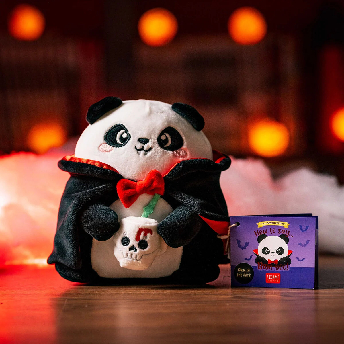 PELUCHE PANDA "BAM-BOO" HALLOWEEN MINI SUPER SOFT!