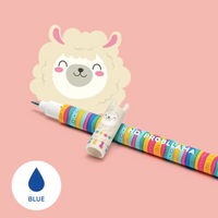 PENNA CANCELLABILE BLU LLAMA