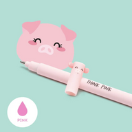 PENNA GEL CANCELLABILE ROSA PIGGY