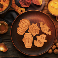 SET 5 FORMINE PER BISCOTTI HALLOWEEN