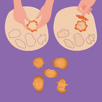 SET 5 FORMINE PER BISCOTTI HALLOWEEN